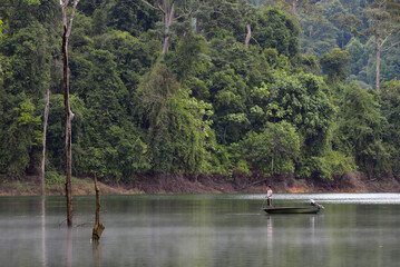 boat on the lake