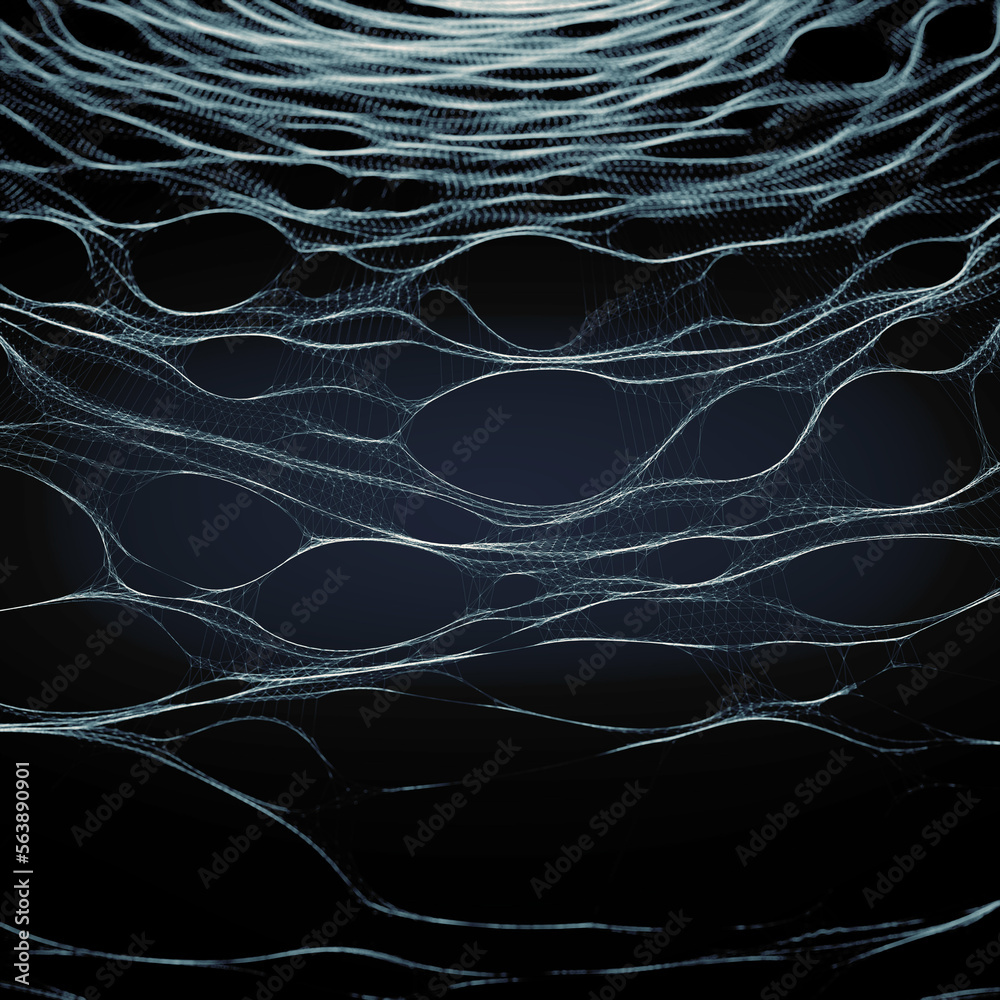 Aufkleber abstract organic structure. creativity background. modern style. 3d rendering digital illustration