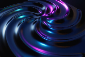 Abstract technology wallpaper with spiral and light