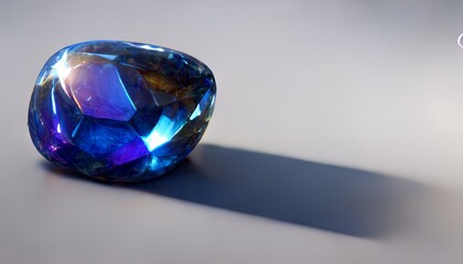宝石 サファイア 高価 ダイヤモンド 鉱石 青, generative ai
