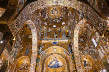 Fototapeta na wymiar chapelle Palatine Palerme