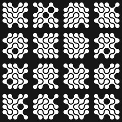 Asemic Glyph writing hieroglyph imitation abstract illustration