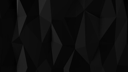 Fototapeta premium Black and white abstract background.Abstract background with triangles.Black abstract triangles background.Abstract geometric background.3D Rendering