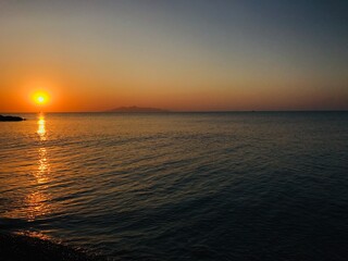 beautiful view on the sea