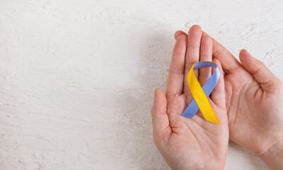 World Down syndrome day. c Down syndrome awareness concept