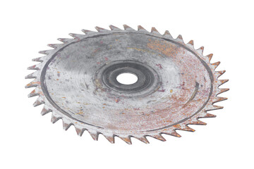 cercular disc for wood, disc for sawing wood, isolated from the background