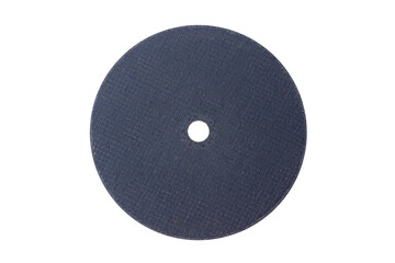 grinding machine saw blade, metal cutting disc isolated from background