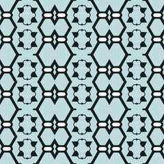 Naklejka premium Geometric pattern. Seamless vector background. Ethnic graphic design
