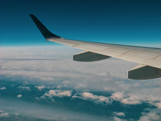 【旅行】飛行機からみる空と雲の風景	