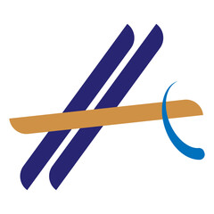 letter a logo design illustration