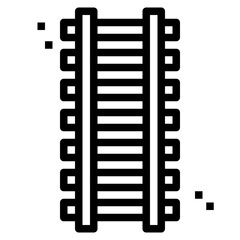 railway line icon style