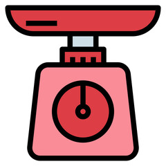 scale filled outline icon style