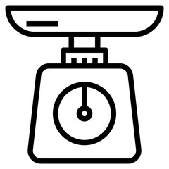 scale line icon style