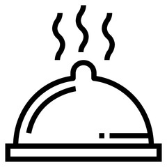 serve line icon style