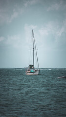 sailing boat on the sea