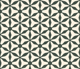 Fototapeta premium Geometric pattern. Seamless vector background. Ethnic graphic design 