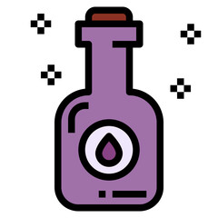 oil filled outline icon style
