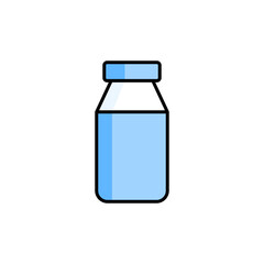 Water bottle icon vector design templates
