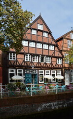 Historical Building in the Old Hanse Town Buxtehude, Lower Saxony