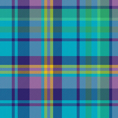Vector seamless texture. Tartan check textile. Fabric plaid background pattern.