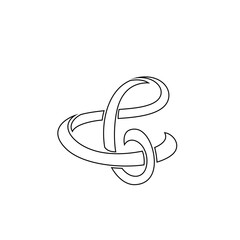 Letter c outline logo