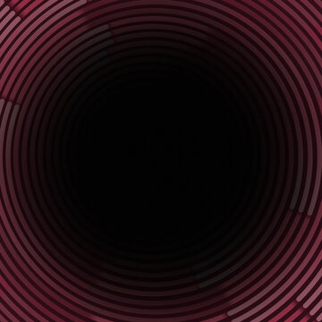  dark hole background with abstract magenta circles generative ai digital illustration