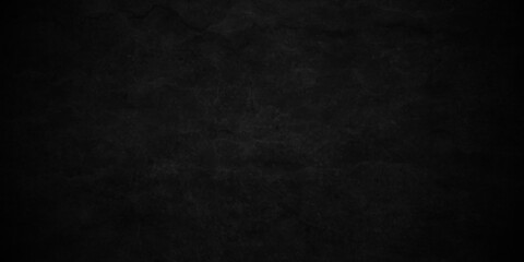 Black texture chalk board and black board background. stone concrete texture grunge backdrop background anthracite panorama. Panorama dark grey black slate background or texture.