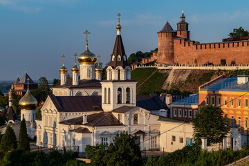 Church of Elijah the Prophet in Nizhny Novgorod. Temples of Nizhny Novgorod.