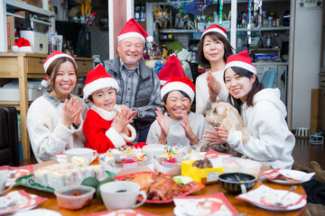 クリスマスのホームパーティー