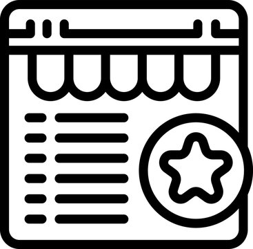 Online Store Refund Icon Outline Vector. Shipment Box. Parcel Order