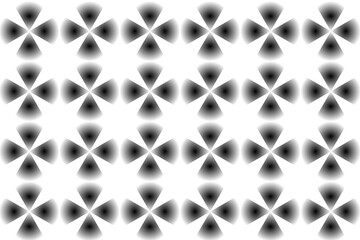 Fototapeta premium Abstract vector decorative gift bow in gradient shiny colors on black background 