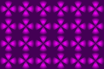 Fototapeta premium Abstract vector decorative gift bow in gradient shiny colors on black background 