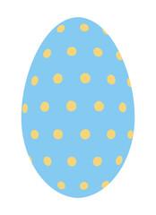 ドット模様のタマゴのイラスト素材