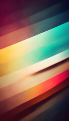 Color gradient abstract background. Soft spectrum. Blur smooth bright blue yellow pink glowing stripes painting design art illustration.