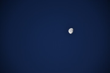 The December moon, Sainte-Apolline, Québec, Canada