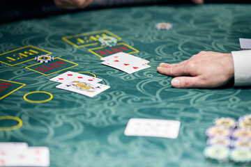 Obraz premium playing cards on the table