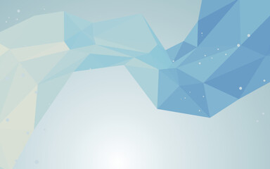 グラデーションのポリゴン背景