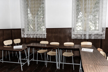 The place where in december 1989 the  president of Communist Romania, Nicolae Ceausescu and his wife Elena were trialed, convicted and executed. Targoviste, Romania.