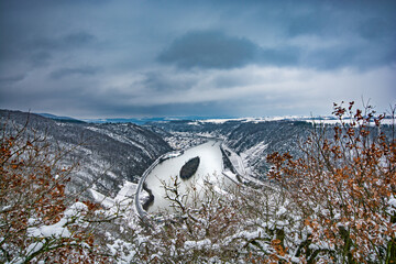 Blick vom Hitzlay auf die Mosel