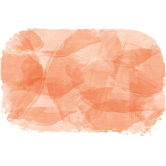 Brush background with  orange watercolor texture 