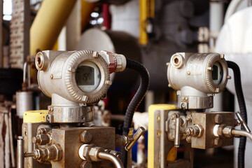Pressure transmitter, and temperature transmitter for measurement and monitor data of oil and gas process.