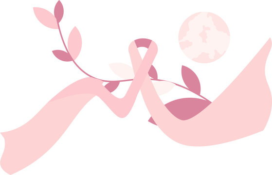 a symbol of worldwide cancer day depicted with a pink ribbon which is celebrated every February 4th

