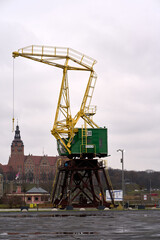 dźwig w szczecinie © Marek