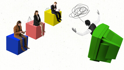 Lecture, presentation, professional courses. Concept of education, self-development, personal...
