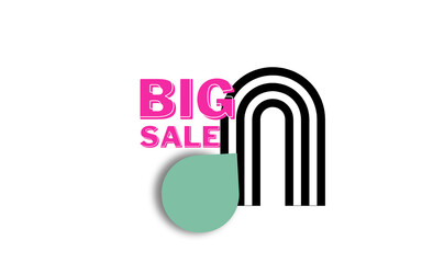 Graphic design for store promotion 50% off, png