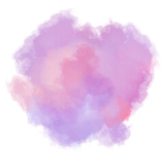 Brush background with watercolor texture pink color