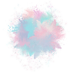 Brush background with watercolor splash texture colorful