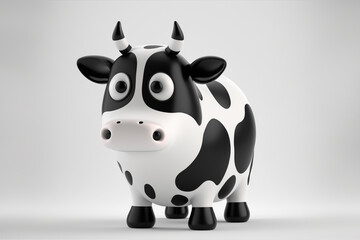 Dairy cattle character AI generate