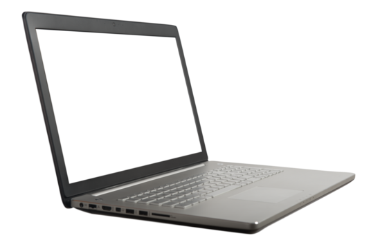 Image of a laptop. concept of internet sharing and technology