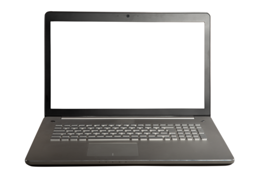 Image of a laptop. concept of internet sharing and technology